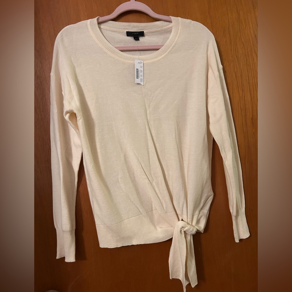 J. Crew Women's Cream Sweater - Picture 1 of 5
